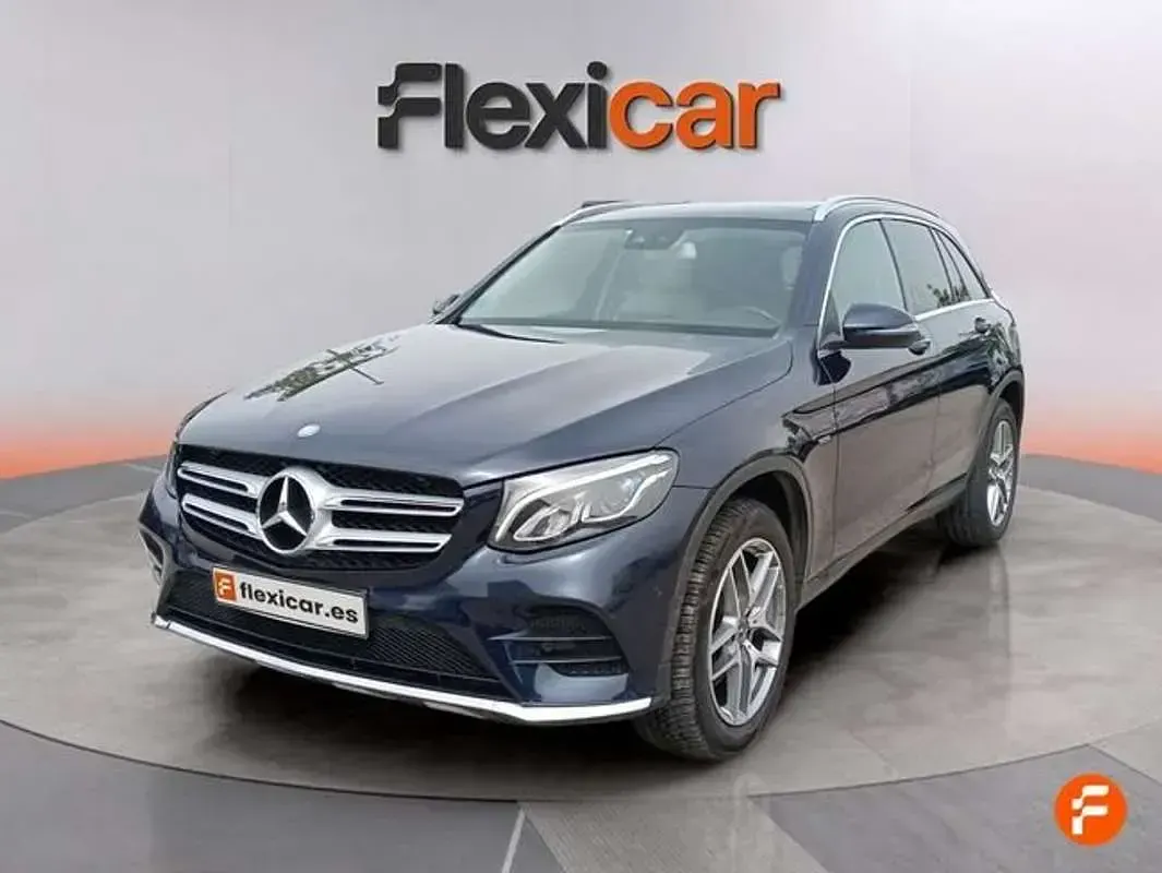 Usado Mercedes GLC350 211 CV (155 kW) 2017 Azul Familiar