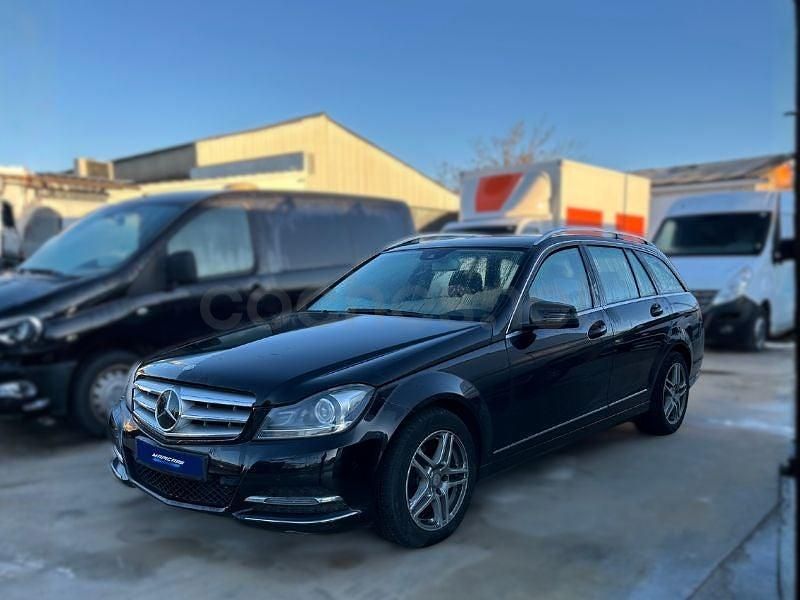 Negro Usado 2012 Mercedes C200 Elegance Familiar | 11.199 € (Precio justo) - Imagen 1/4