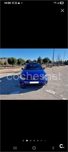 Azul Usado 2019 VW Golf R Berlina | 32.000 € (Precio justo) - Imagen 1/4
