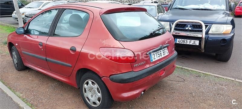 Granate Usado 2001 Peugeot 206 Berlina | 1000 € (Un poco caro) - Imagen 1/4