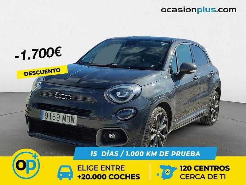 Usado Fiat 500X Sport 130 CV (95 kW) 2023 Gris SUV