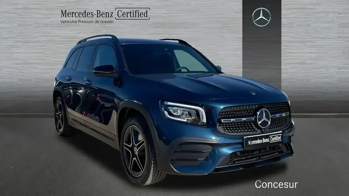 Usado Mercedes GLB200 163 CV (119 kW) 2022 Azul SUV