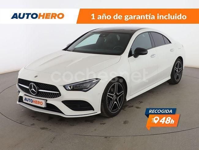Blanco Usado 2021 Mercedes CLA180 AMG line Berlina | 31.099 € (Precio justo) - Imagen 1/3