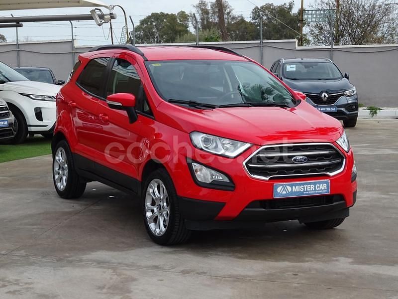 Usado Ford Ecosport Trend 125 CV (91 kW) 2018 Rojo SUV
