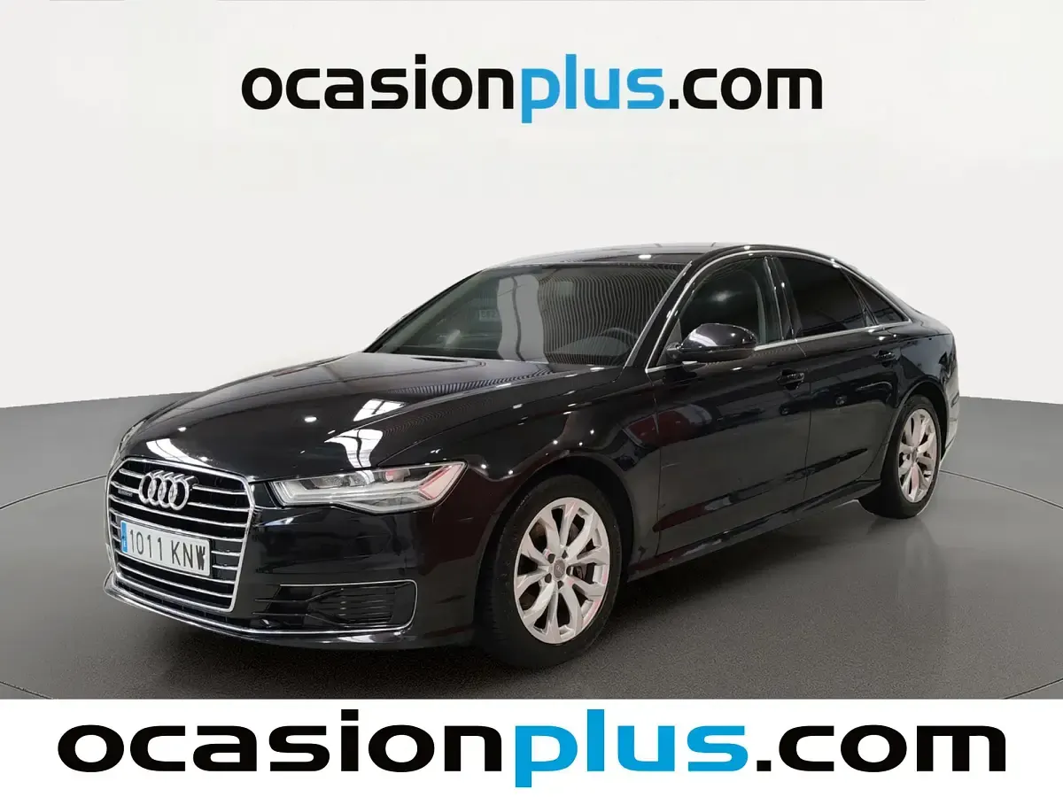 Usado Audi A6 218 CV (160 kW) 2015 Negro Berlina