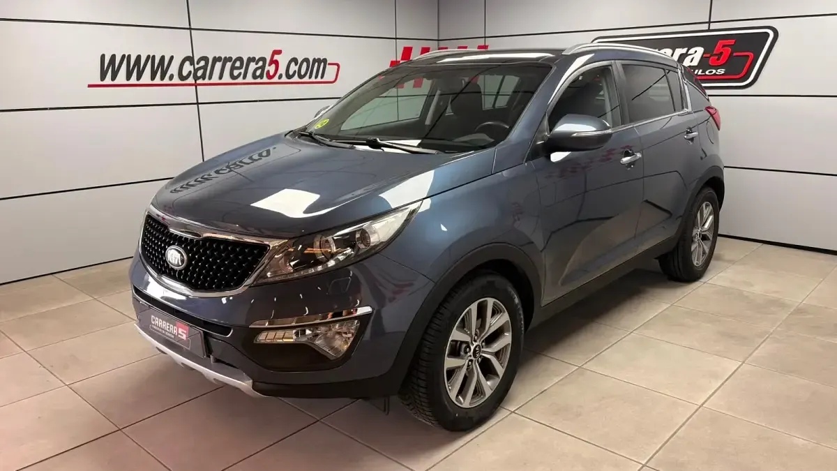 Usado Kia Sportage 115 CV (84 kW) 2015 Azul SUV