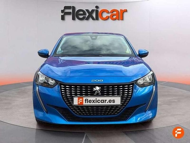 Usado Peugeot 208 Allure 102 CV (75 kW) 2020 Azul Utilitario