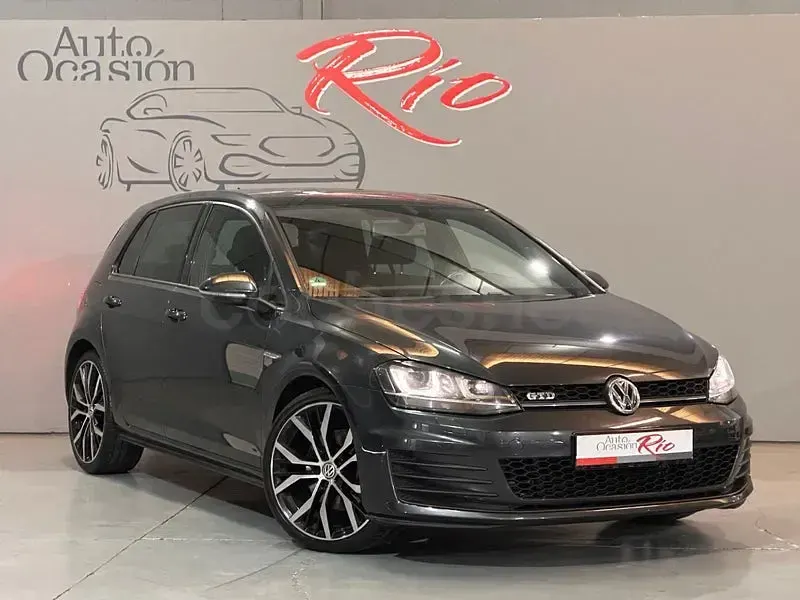 Usado VW Golf VII GTD 184 CV (135 kW) 2014 Negro Berlina