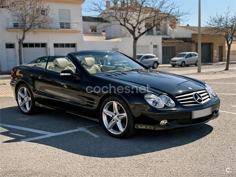 Usado Mercedes SL500 306 CV (225 kW) 2001 Negro Descapotable