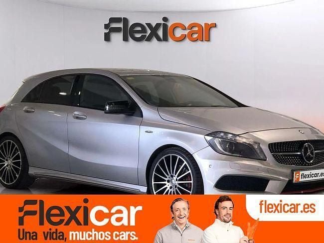 Gris / plata Usado 2015 Mercedes A250 AMG line Berlina | 17.990 € (Precio justo) - Imagen 1/4