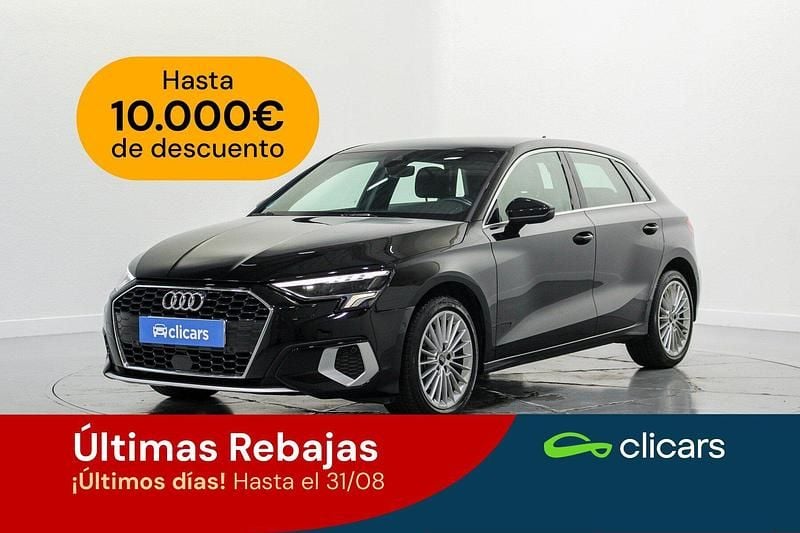 Negro Usado 2023 Audi A3 Advanced | 25.590 € (Buen precio) - Imagen 1/4