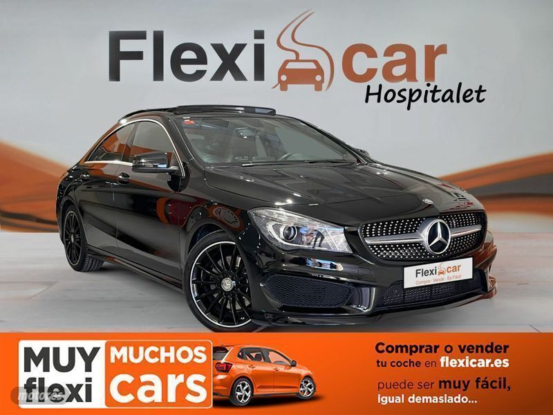 Negro Usado 2016 Mercedes CLA220 AMG line Berlina | 24.990 € (Buen precio) - Imagen 1/4