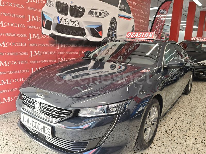 Azul Usado 2019 Peugeot 508 Active Berlina | 14.500 € (Precio justo) - Imagen 1/4