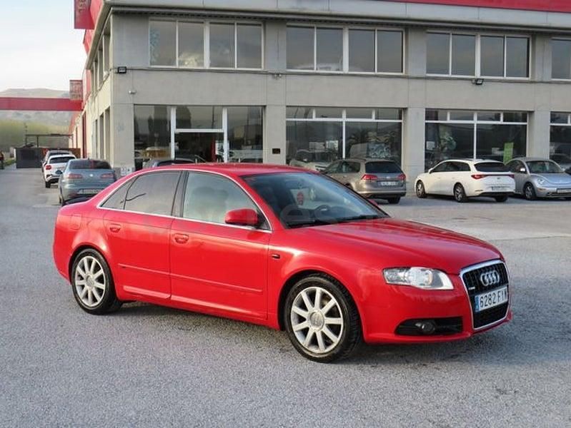 Usado Audi A4 140 CV (102 kW) 2007 Rojo Berlina