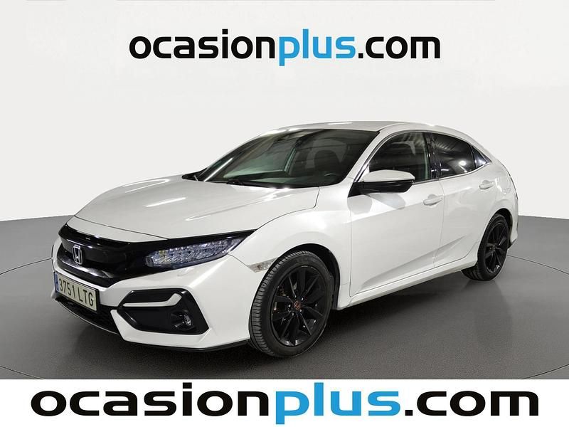 Blanco Usado 2021 Honda Civic Elegance Utilitario | 18.773 € (Buen precio) - Imagen 1/4
