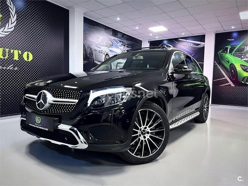 Usado Mercedes GLC220 170 CV (125 kW) 2018 Negro SUV