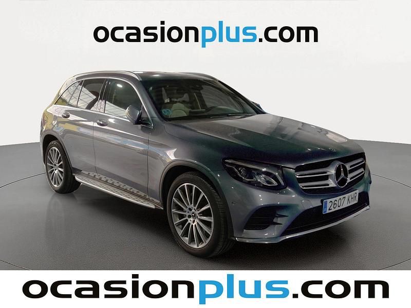Usado Mercedes GLC220 170 CV (125 kW) 2018 Gris SUV