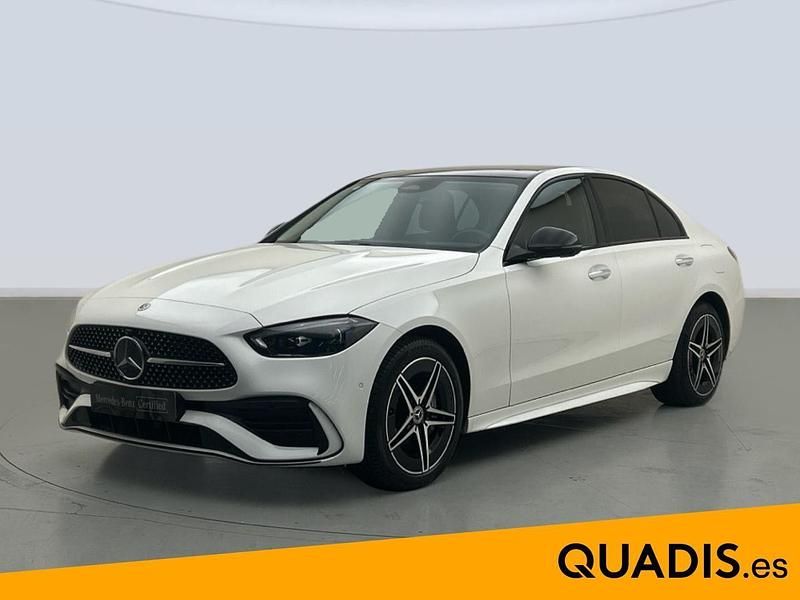 Usado Mercedes C300e AMG line 313 CV (230 kW) 2024 Blanco Berlina