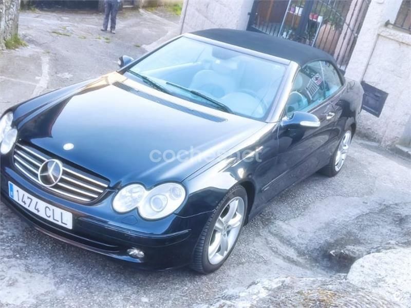 Azul Usado 2003 Mercedes CLK320 Avantgarde Descapotable | 10.800 € (Precio justo) - Imagen 1/4