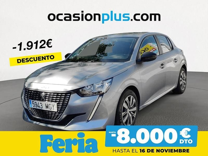 Gris Usado 2023 Peugeot 208 Active Utilitario | 12.530 € (Precio justo) - Imagen 1/4