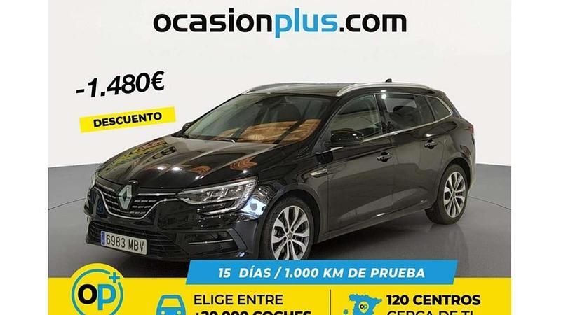 Usado Renault Mégane GrandTour Techno 140 CV (102 kW) 2022 Negro Familiar