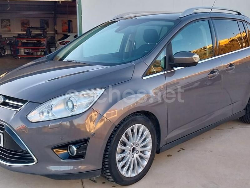 Beige Usado 2013 Ford Grand C-Max Trend Monovolumen | 8400 € (Precio justo) - Imagen 1/4