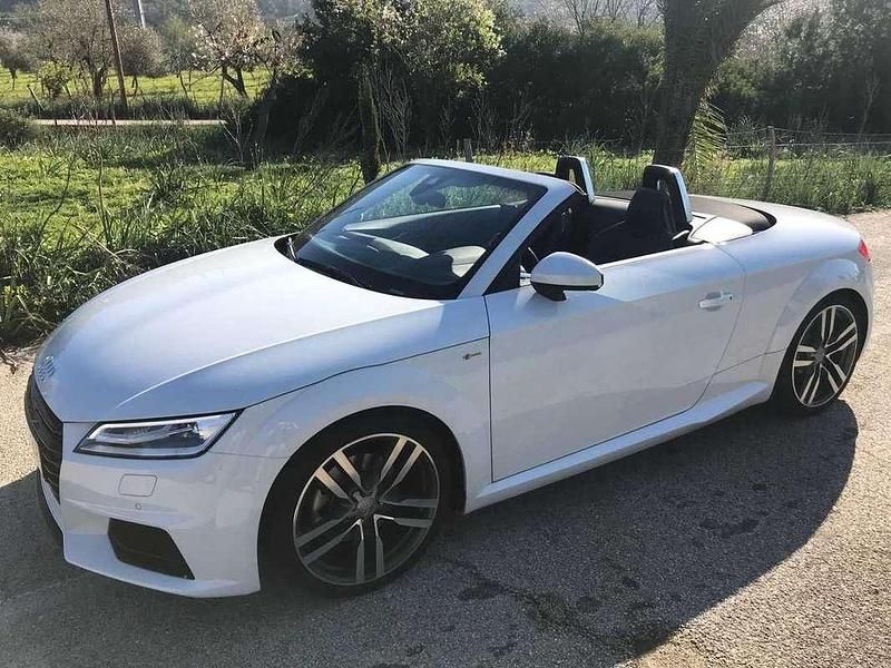Blanco Usado 2015 Audi TT Roadster S-Line Descapotable | 31.900 € (Precio justo) - Imagen 1/4