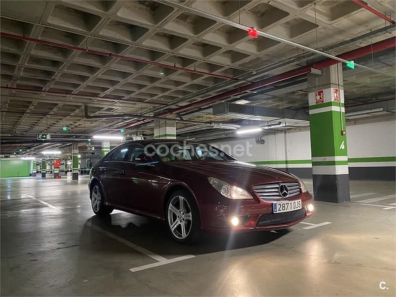 Usado Mercedes CLS500 306 CV (225 kW) 2005 Granate Berlina
