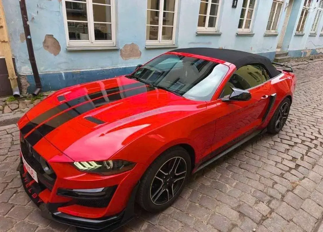 Usado Ford Mustang Convertible 290 CV (213 kW) 2020 Rojo Descapotable