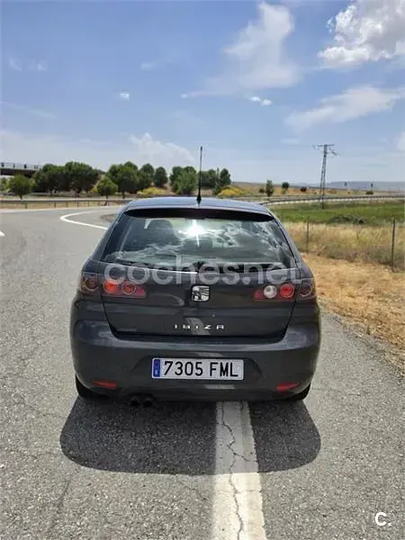 Usado Seat Ibiza 100 CV (73 kW) 2007 Gris / plata Utilitario