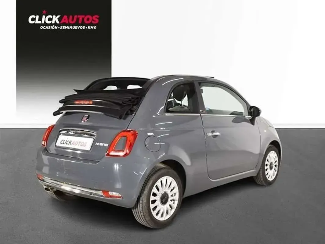 Usado Fiat 500 Dolcevita 71 CV (52 kW) 2022 Gris Descapotable