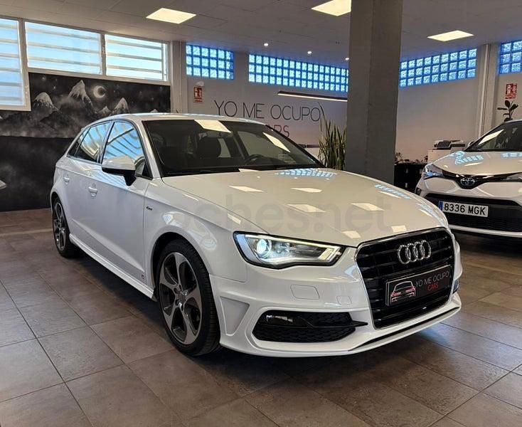Usado Audi A3 S-Line 110 CV (80 kW) 2016 Blanco Berlina