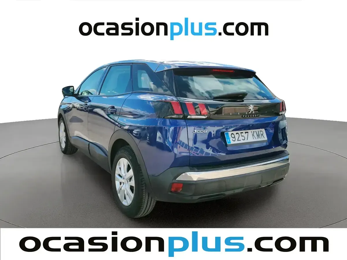 Usado Peugeot 3008 Active 130 CV (95 kW) 2018 Azul SUV