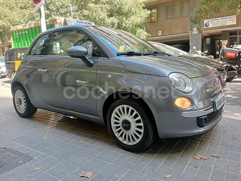 Usado Fiat 500 Lounge 69 CV (50 kW) 2013 Gris / plata Berlina