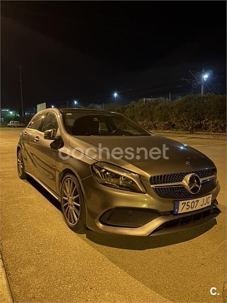 Gris / plata Usado 2015 Mercedes A250 AMG line Berlina | 25.499 € (Caro) - Imagen 1/4