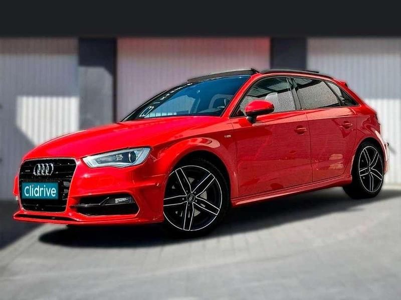 Usado Audi A3 Sportback S-Line 150 CV (110 kW) 2013 Rojo Utilitario