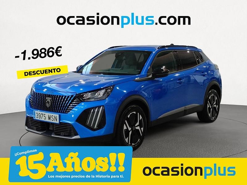 Azul Usado 2024 Peugeot 2008 Allure SUV | 18.400 € (Precio justo) - Imagen 1/4