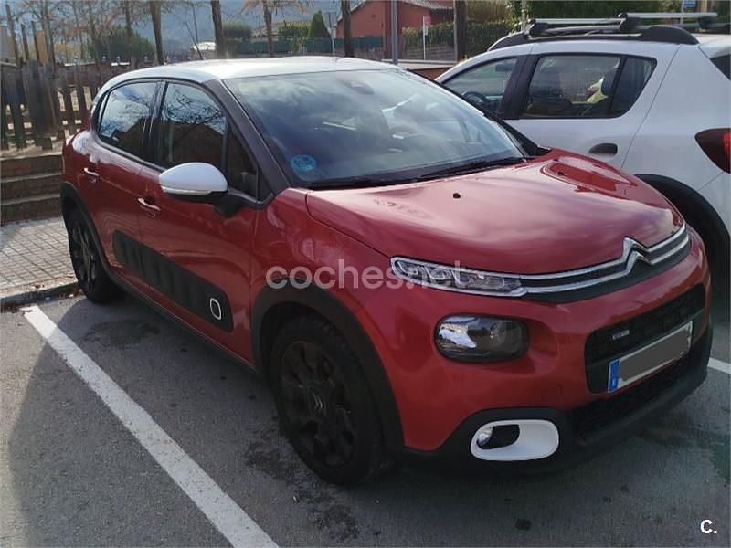 Usado Citroën C3 Feel 82 CV (60 kW) 2017 Rojo Berlina