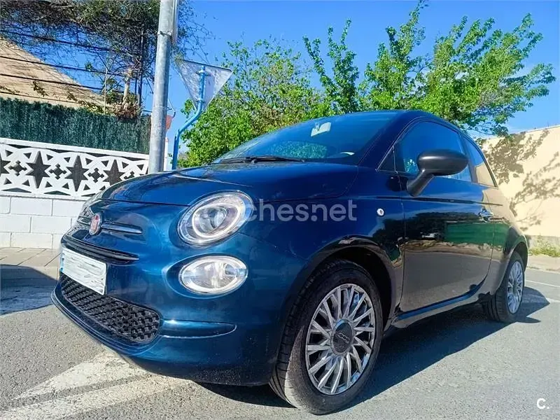 Usado Fiat 500 70 CV (51 kW) 2022 Azul Berlina