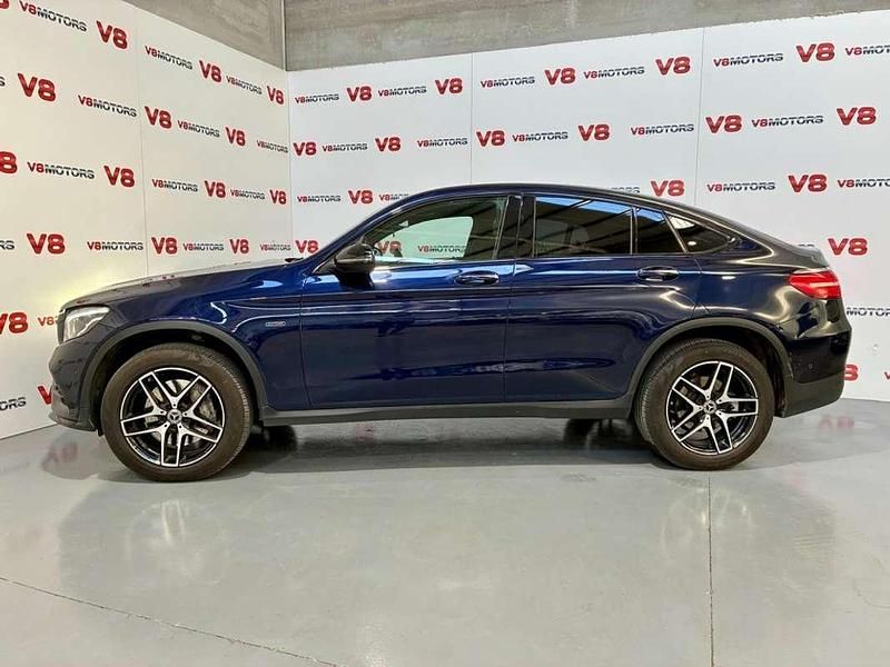 Usado Mercedes GLC350 320 CV (235 kW) 2018 Azul Coupe