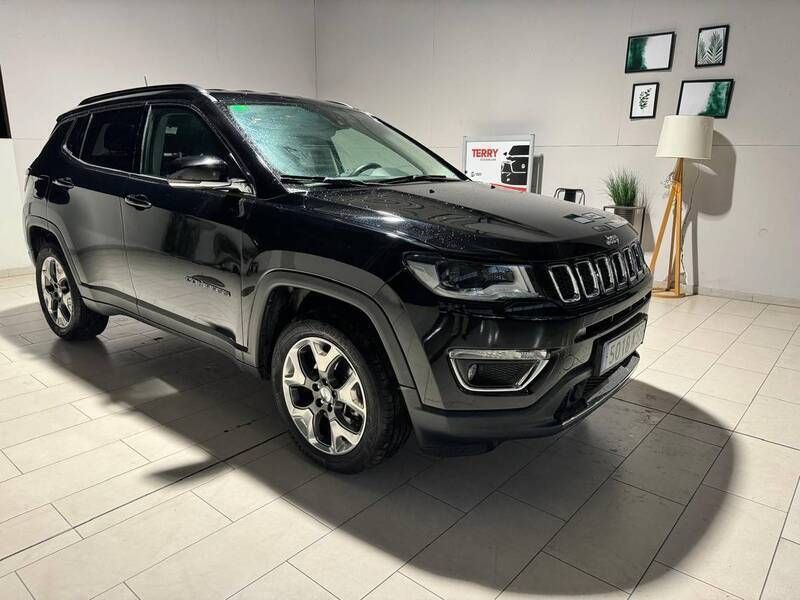 Negro Usado 2018 Jeep Compass Limited SUV | 21.890 € (Caro) - Imagen 1/4