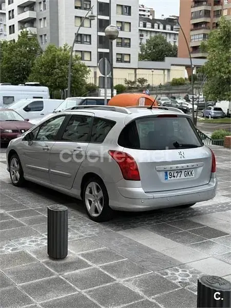 Usado Peugeot 308 SW Premium 120 CV (88 kW) 2009 Gris / plata Familiar