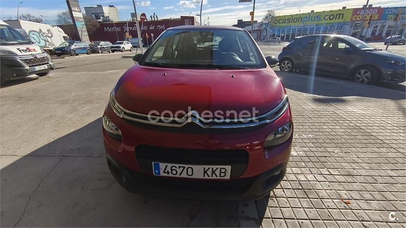 Usado Citroën C3 Feel 82 CV (60 kW) 2018 Rojo Berlina