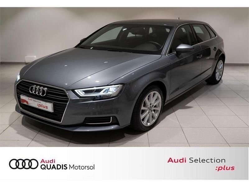 Gris Usado 2018 Audi A3 Sportback Design Berlina | 21.900 € (Precio justo) - Imagen 1/4
