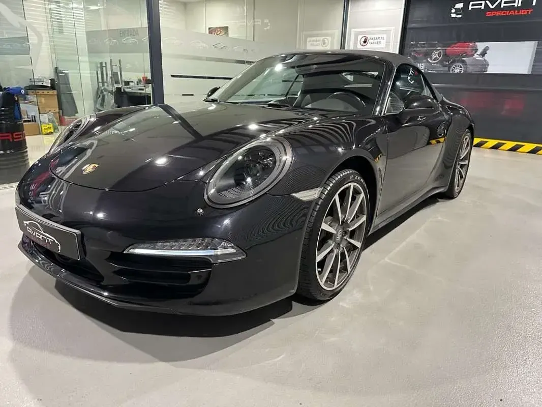 Usado Porsche 991 349 CV (256 kW) 2013 Negro Descapotable