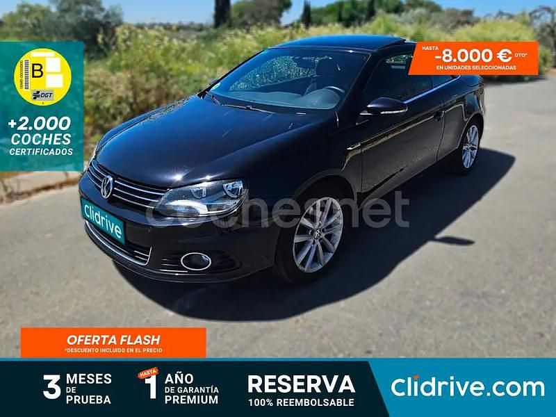 Negro Usado 2011 VW Eos Sport Descapotable | 10.990 € (Precio justo) - Imagen 1/4