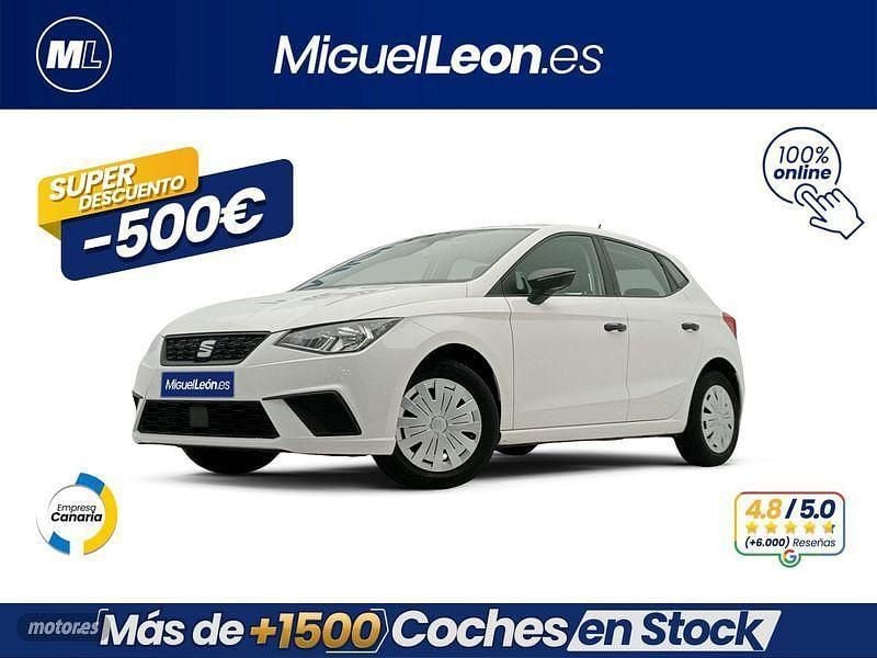 Blanco Usado 2019 Seat Ibiza Reference Berlina | 9985 € (Super precio) - Imagen 1/3