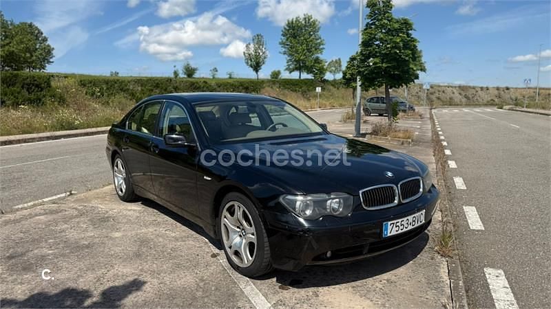 Usado BMW 745 333 CV (244 kW) 2002 Negro Berlina