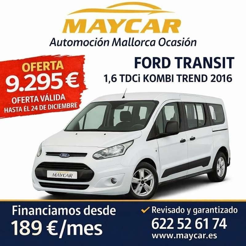 Blanco Usado 2016 Ford Tourneo Connect Trend Monovolumen | 9295 € (Buen precio) - Imagen 1/4