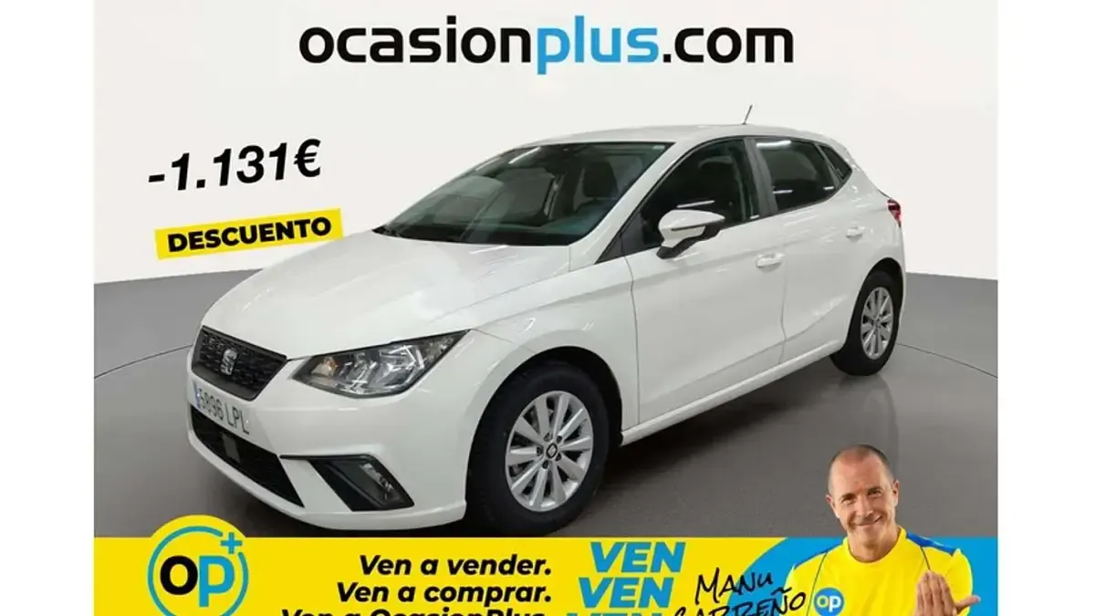 Usado Seat Ibiza Style 110 HP (80 kW) 2021 Branco Citadino